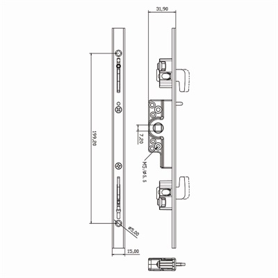 传动器CDQ-E61尺寸图