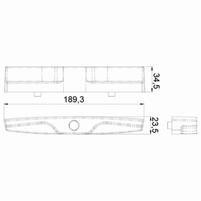 移门拉手KS-A04尺寸图