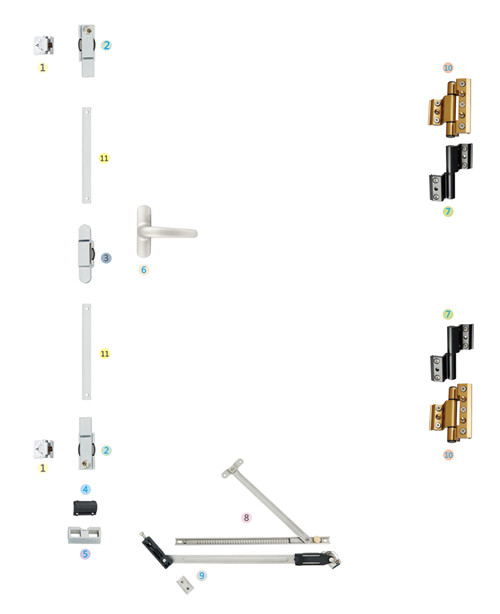 内平开五金件NPKC-01