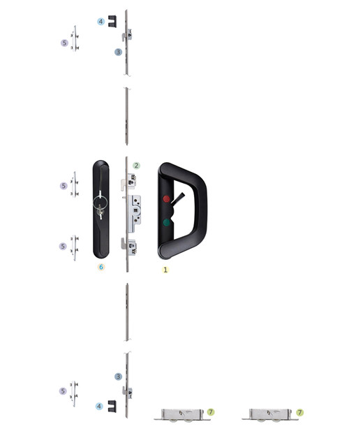 推拉门五金系统